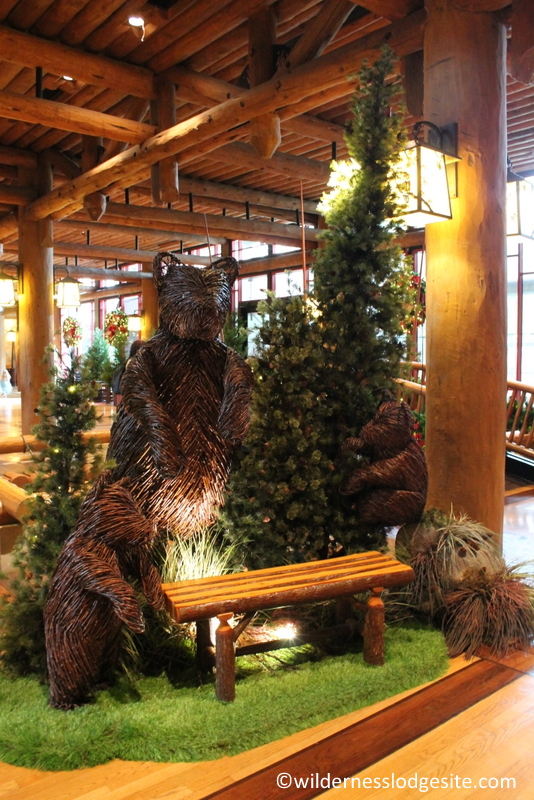 Christmas 2014 Decorations at Wilderness Lodge